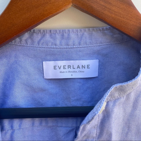 Everlane | The Cotton Poplin Split Neck Popover 8 - Picture 6 of 11